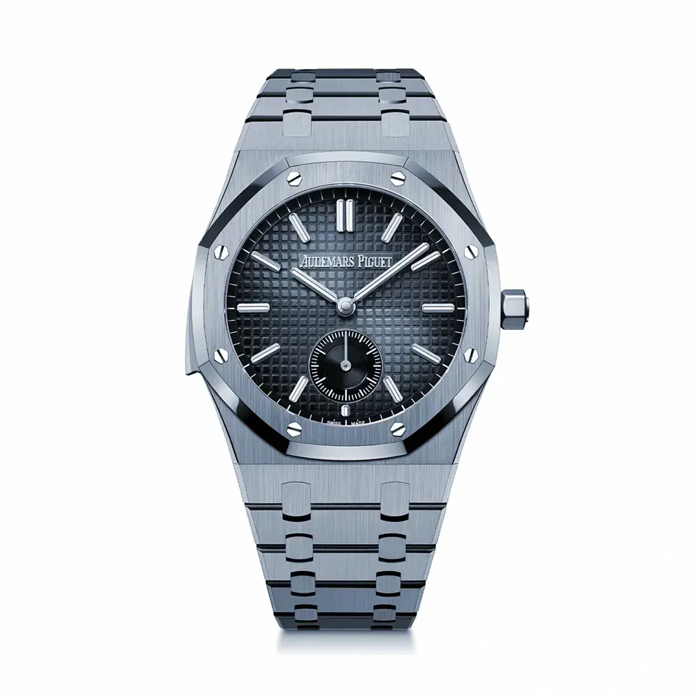 Replica Audemars Royal Oak Titanium 42mm Black Dial 26591TI.OO.1252TI.03