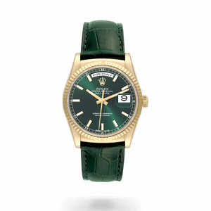 Replica Rolex Day-Date 36 mm Green Dial 118138-0003