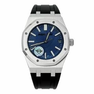 Super Clone Audemars Piguet Royal Oak Blue Dial, Rubber 15500ST.OO.1220ST.04 41mm