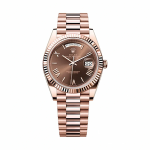 Rolex 228235-0002 Day-Date 40 Everose Chocolate Roman