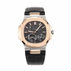 Super Clone Nautilus 5712R-001 Patek Philippe Moon phases. 40 mm, Rose gold & Stainless Steel