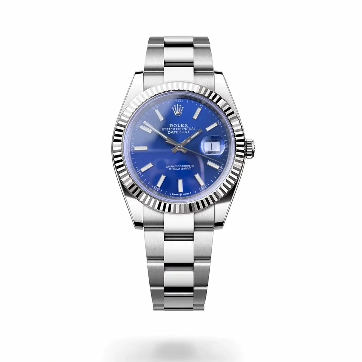 Super Clone Rolex Datejust 41mm 126334 Oyster Blue Dial