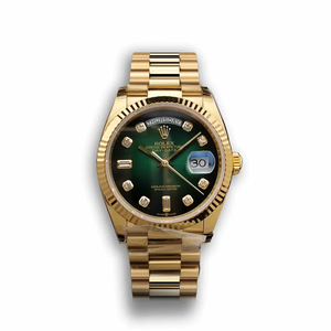 Replica Rolex Day-Date 128238 36mm Green Ombre Dial