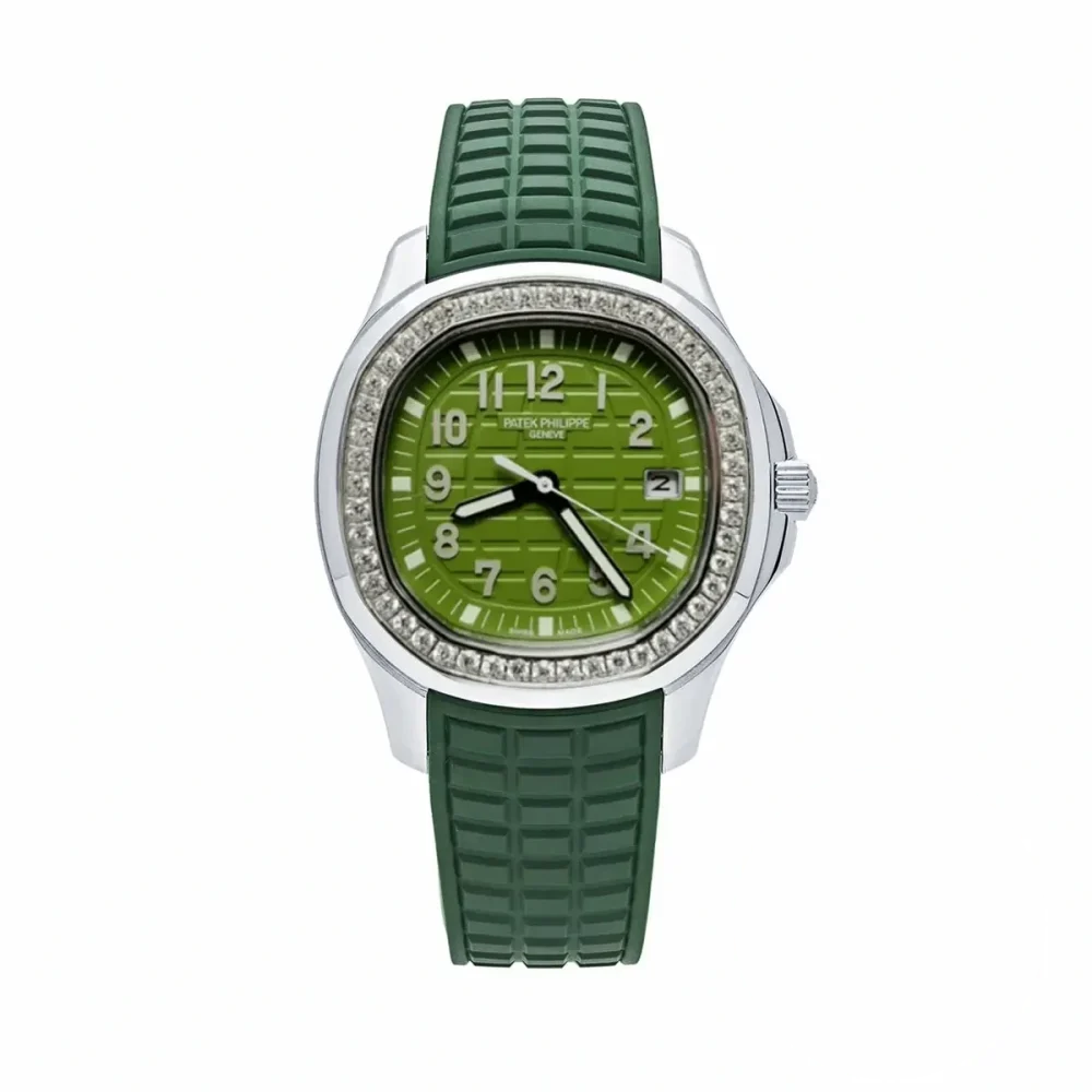 Super Clone Aquanaut 5267/200A-011 Patek Philippe Luce 38.8 mm, Steel, Bright Green Dial - Image 7