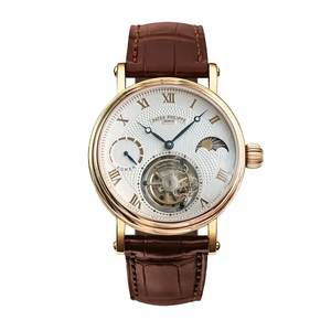 Replica Patek Tourbillon Moonphase White Dial