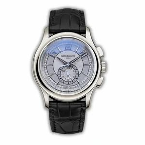 Replica Complications 5905R-001 Patek Philippe Annual Calendar Chronograph 42 mm, White Gold, Grey Dial