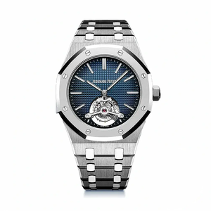 Replica Audemars Piguet Royal Oak Tourbillon 26510ST.OO.1220ST.01 Blue Dial
