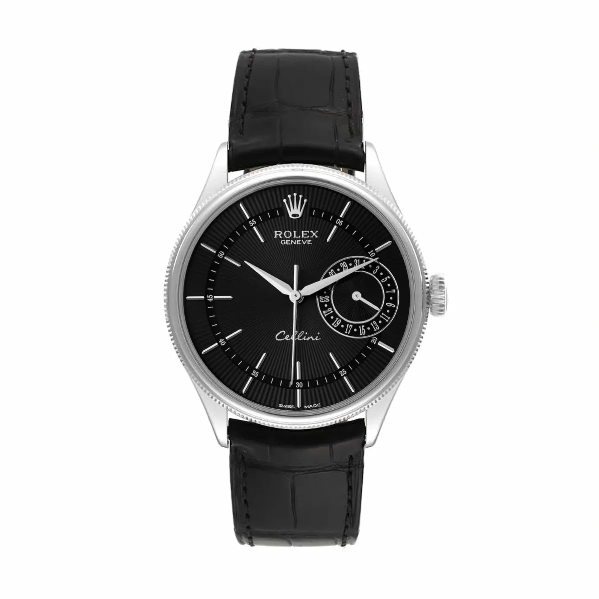 Replica Cellini Date White Gold 50519 Black Dial 39mm
