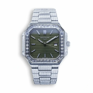 Replica Cubitus 5821/1AR Patek Philippe 45 mm Green Dial, Diamond