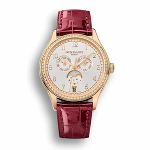 Replica Complications 4947R-001 Patek Philippe ANNUAL CALENDAR, MOON PHASES. 38 mm, Rose gold