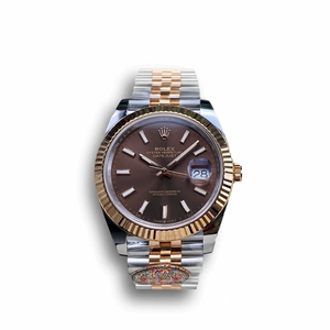Super Clone Rolex Datejust m126331 41mm Chocolate Dial Jubilee Bracelet