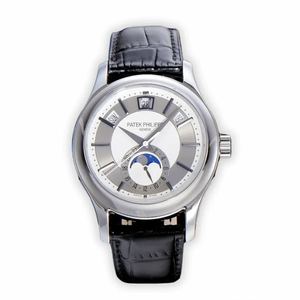Replica Complications 5205G-001 ANNUAL CALENDAR, MOON PHASES. 40 mm, Steel, Grey Dial