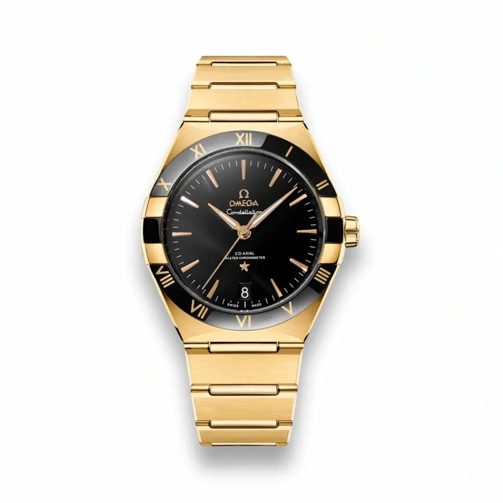 Replica Omega Constellation Gold, Black Dial 41mm 131.63.41.21.01.001