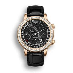 Replica Patek Philippe Celestial, Moon age 44 mm, Rose gold, 6104R-001