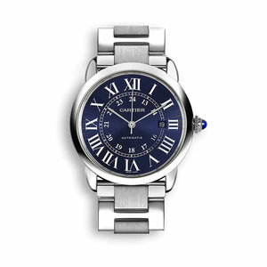 Replica Ronde Solo Croisière De Cartier Blue Dial WSRN0023