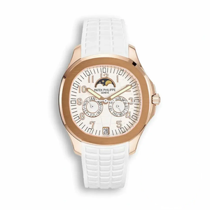 Replica Aquanaut 5261R-001 Patek Philippe Luce Annual Calendar 39.9 mm, Rose gold, White Dial