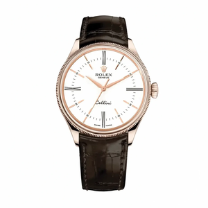 Replica Rolex Cellini Time Rose gold 50505 39mm White Dial