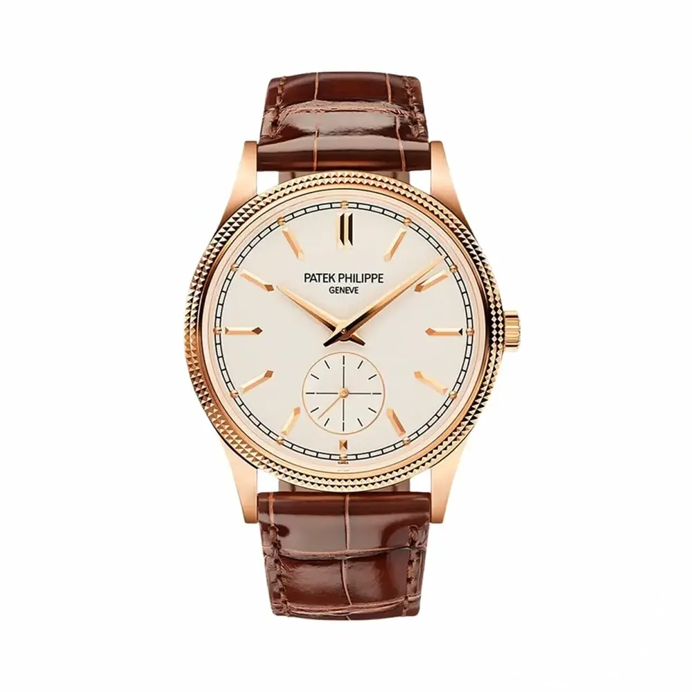 Super Clone Calatrava Patek 6119R-001 Rose Gold 39mm Dial