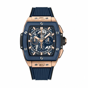 Replica Hublot Spirit of Big Bang Gold Case, Blue Dial 642.OL.7180.RX