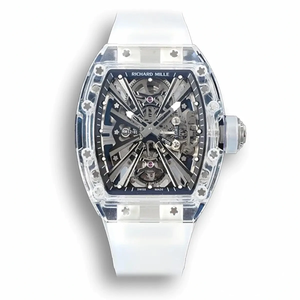 Replica Richard Mille12-01 Tourbillon Sapphire Transparent Watch