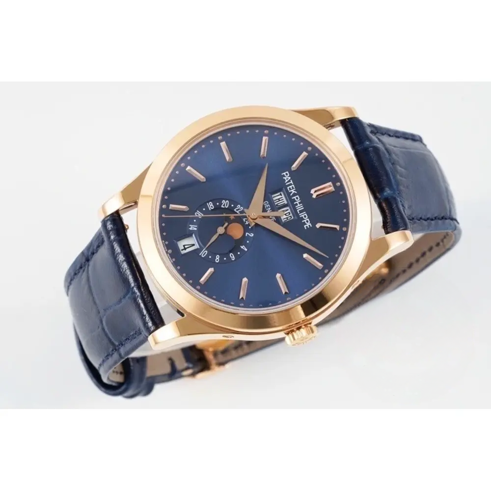 Super Clone Complications 5396R-015 Patek Philippe ANNUAL CALENDAR, MOON PHASES. 38.5 mm, Rose Gold - Image 4