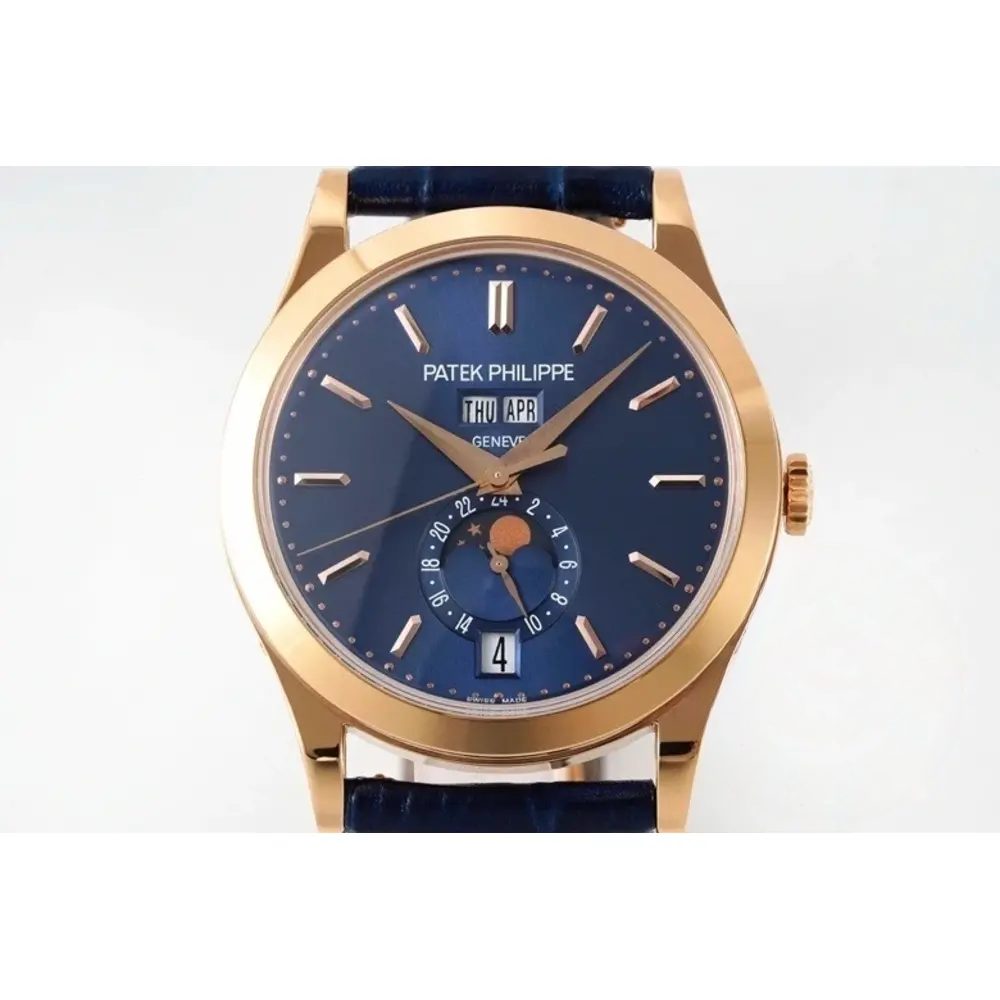 Super Clone Complications 5396R-015 Patek Philippe ANNUAL CALENDAR, MOON PHASES. 38.5 mm, Rose Gold - Image 2