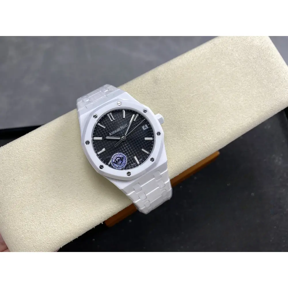 Super Clone Audemars Piguet Royal Oak Black Dial 15500 Ceramic - Image 2
