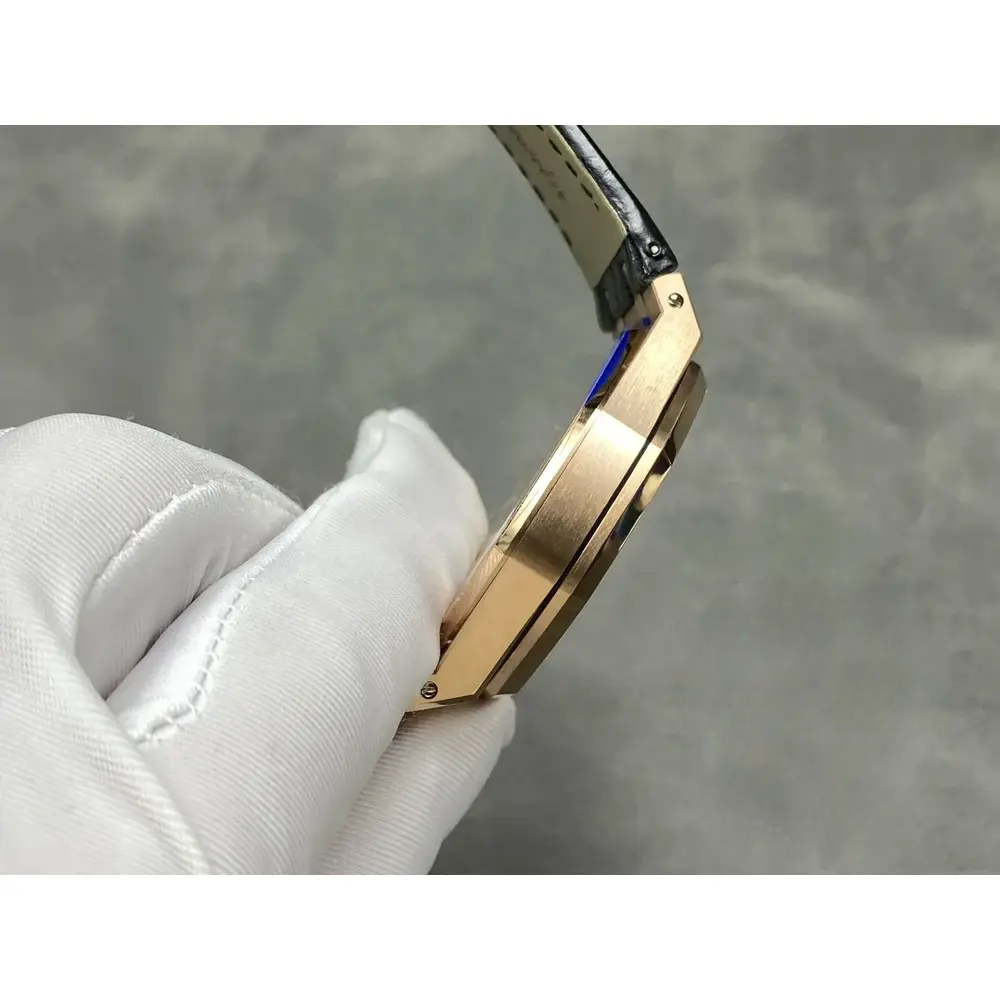 Replica Audemars Piguet Royal Oak Leather Strap 15500OR - Image 6
