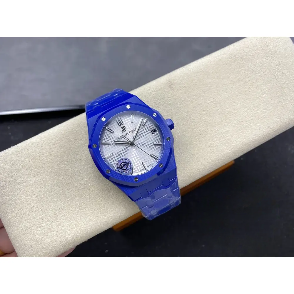 Super Clone Audemars Piguet Royal Oak White Dial 15500 Ceramic - Image 4