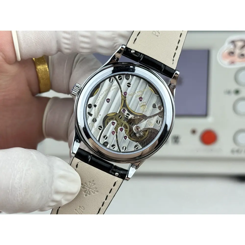Replica Calatrava Patek 6119R-003 White Gold 39mm White Dial - Image 3