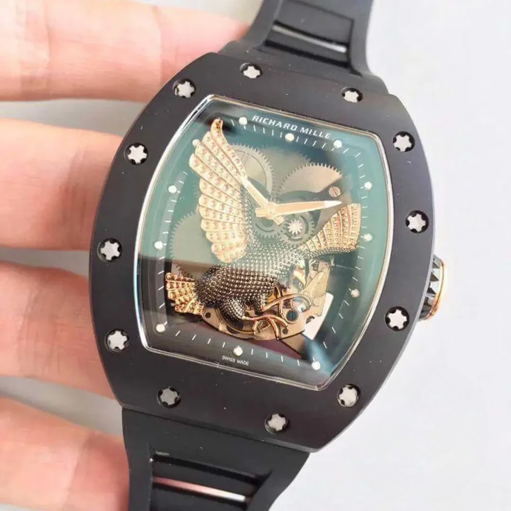 Replica Richard Mille 023 Rose Gold Eagle Skeleton Dial - Image 5