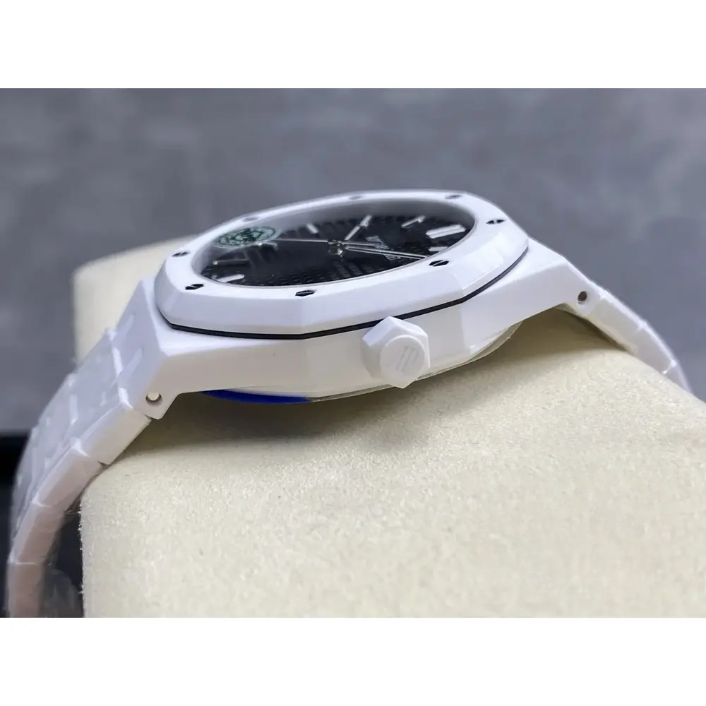 Super Clone Audemars Piguet Royal Oak Black Dial 15500 Ceramic - Image 7