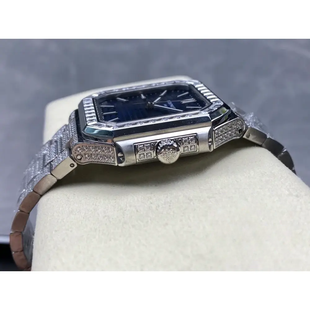 Super Clone Cubitus 5821/1AR Patek Philippe 45 mm Blue Dial, Diamond - Image 7