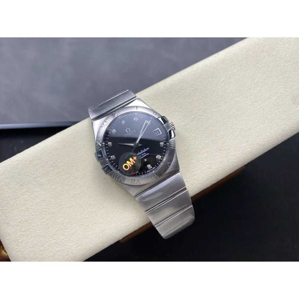 Replica Omega Constellation Black Dial 38mm 123.10.38.21.51.001 - Image 5