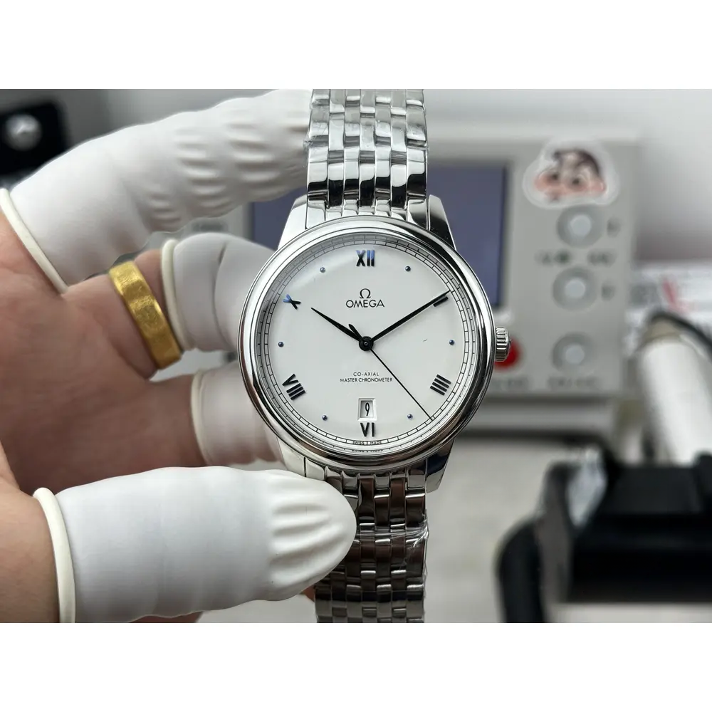 Replica Omega De Ville Prestige 40mm, 434.10.40.20.02.001 White Dial - Image 2