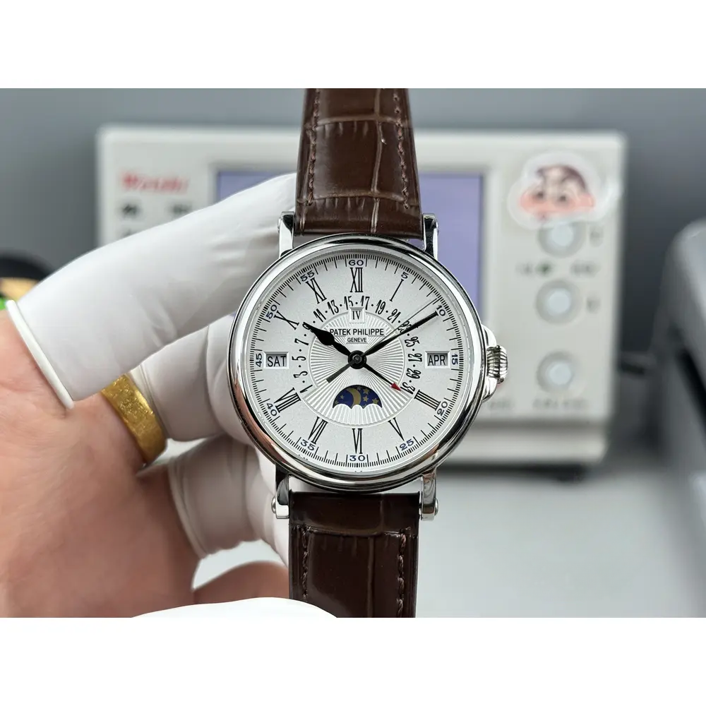 Replica Patek Grand Complication 5159 White Gold Perpetual Calendar - Image 7