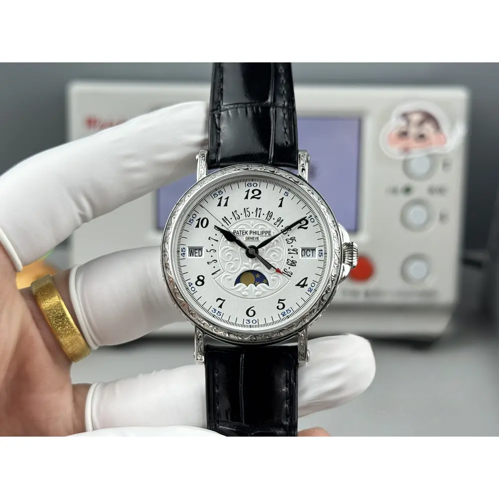 Replica Patek Grand Complication 5159 White Gold Perpetual Calendar - Image 2