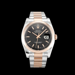 Super Clone Rolex Datejust 116201 36mm Black Dial