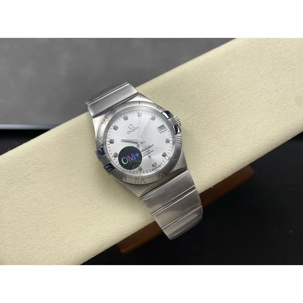 Replica Omega Constellation Silver Dial 38mm 123.10.38.21.52.001 - Image 2