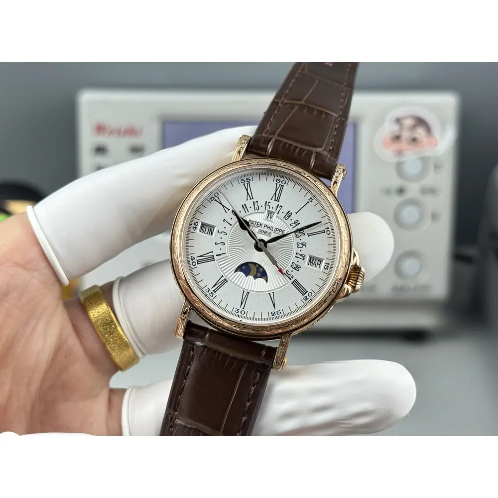Swiss Replica Patek Grand Complication 5159 Rose Gold Perpetual Calendar - Image 6