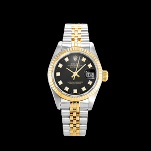 Super Clone Rolex Datejust 69173 26mm Black Dial