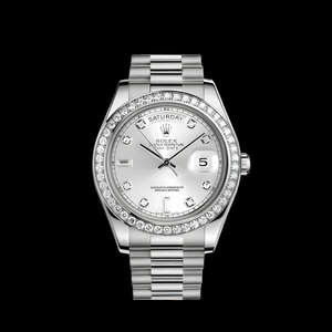 Replica Rolex Day-Date 118346 36mm Silver Dial