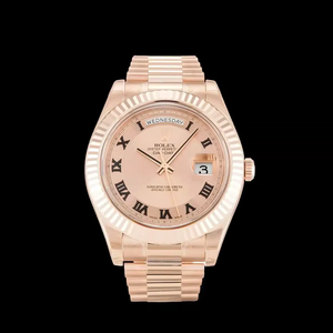 Replica Rolex Day-Date II 218235 41mm Rose Dial