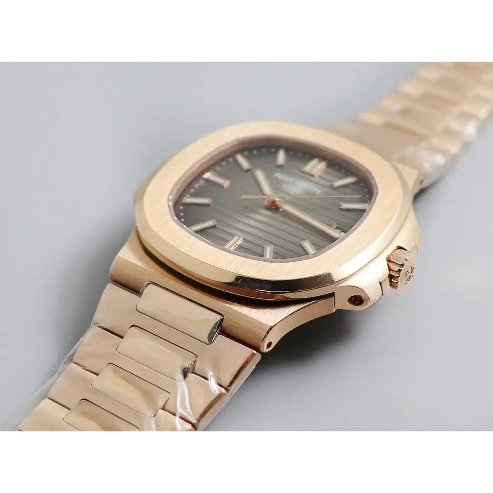 Replica Nautilus 5711/1R-001 Patek Philippe 40 mm, Rose Gold, Grey Dial - Image 3