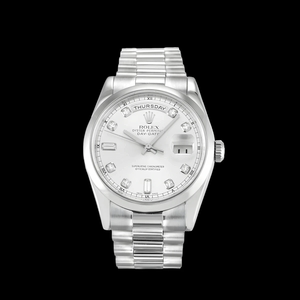 Replica Rolex Day-Date II 218239 41mm Silver Dial