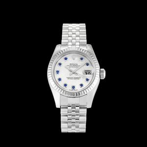 Replica Rolex Lady-Datejust 179174 26mm White Mother of Pearl Dial