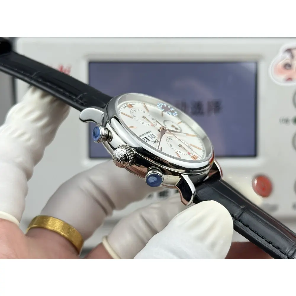 Replica IWC Portofino Chronograph Silver Dial 42 IW391001 - Image 3