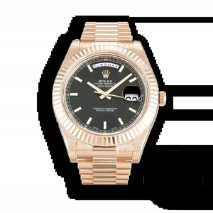 Replica Rolex Day-Date II 218235 Black Dial 41mm