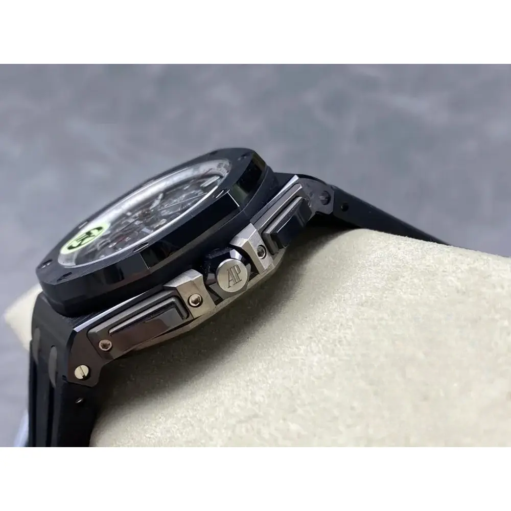 Replica Audemars Piguet Royal Oak Offshore Dark Grey Silver Dial 44mm 26405CE.OO.A002CA.01 - Image 6