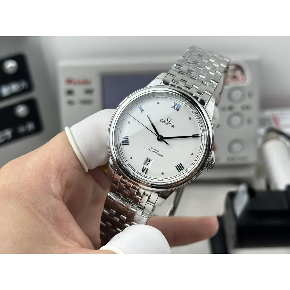 Replica Omega De Ville Prestige 40mm, 434.10.40.20.02.001 White Dial - Image 5